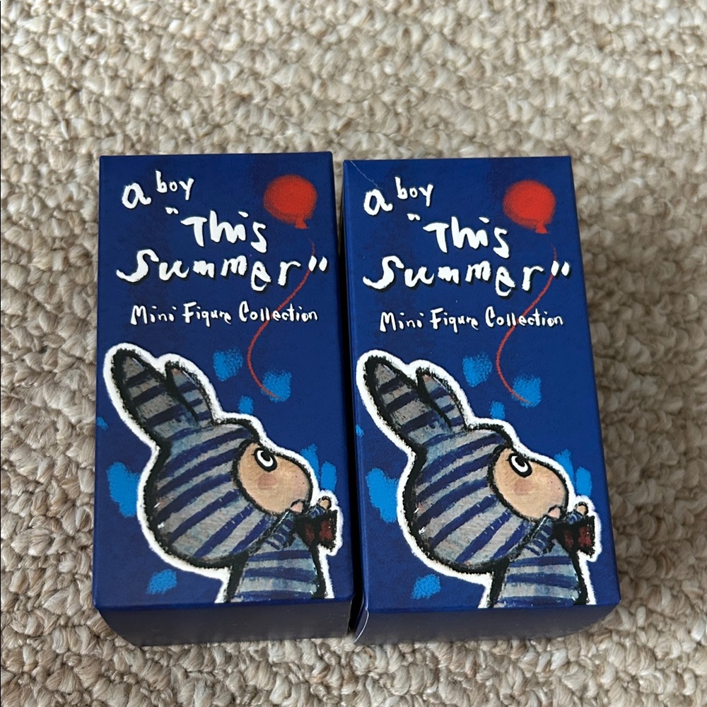 A Boy This Summer Mini Figure Collection - Striped Blue